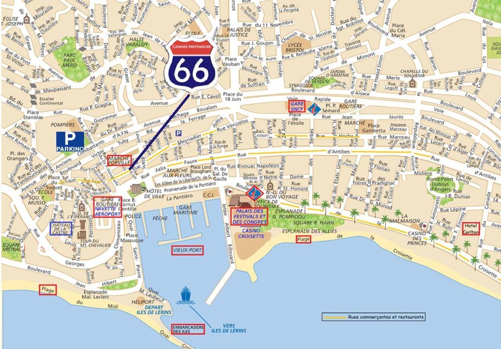 Meynadier 66 - Tres Calme Avec Cour Privative, Plage, Gare, Palais A 300m * Cannes